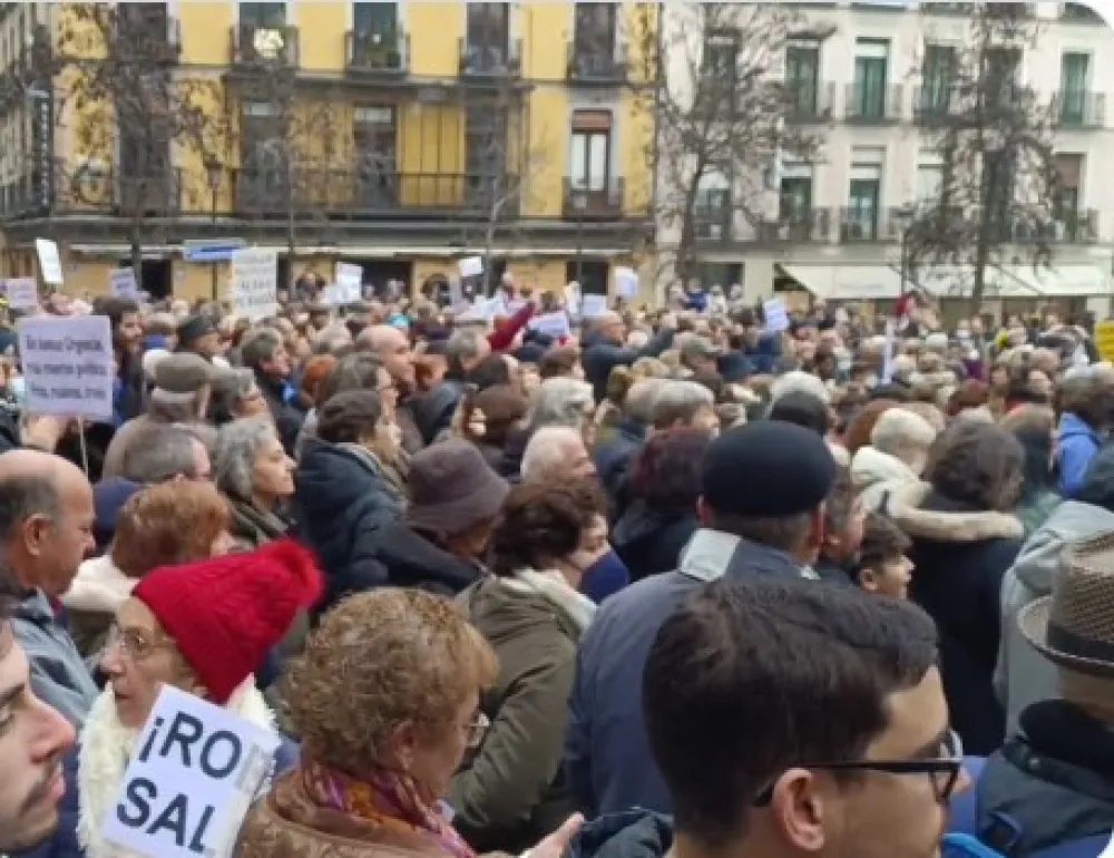 madrid protest ljekara