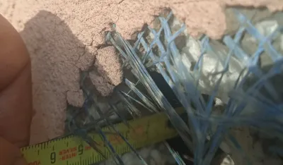 Дебљина стиропора на фасади Академског центра 5 цм