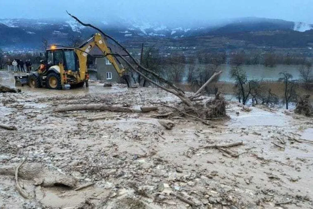 Последице поплава у Гусињу