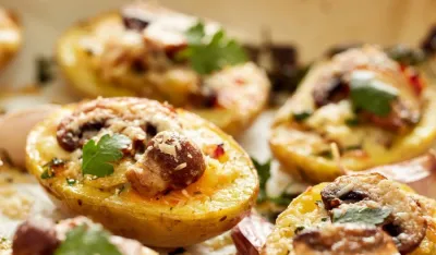 Krompir punjen pečurkama