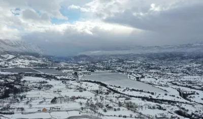 Панорама Жупе никшићке са погледом на језеро Ливеровићи