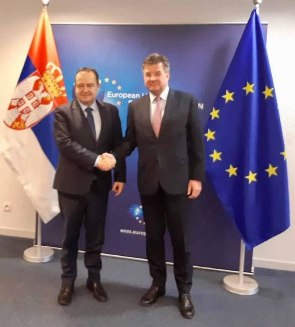 Lajčak sa Dačićem o djalogu i težnji Srbije ka EU