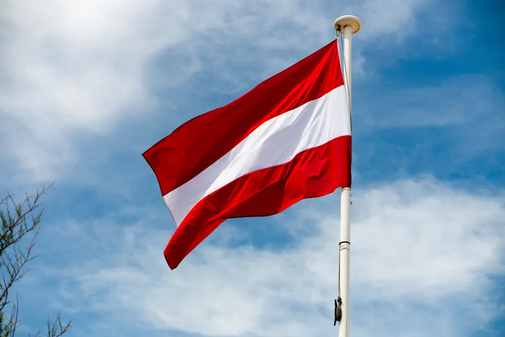 zastava Austrije, austrijska zastava<br>Ilustracija