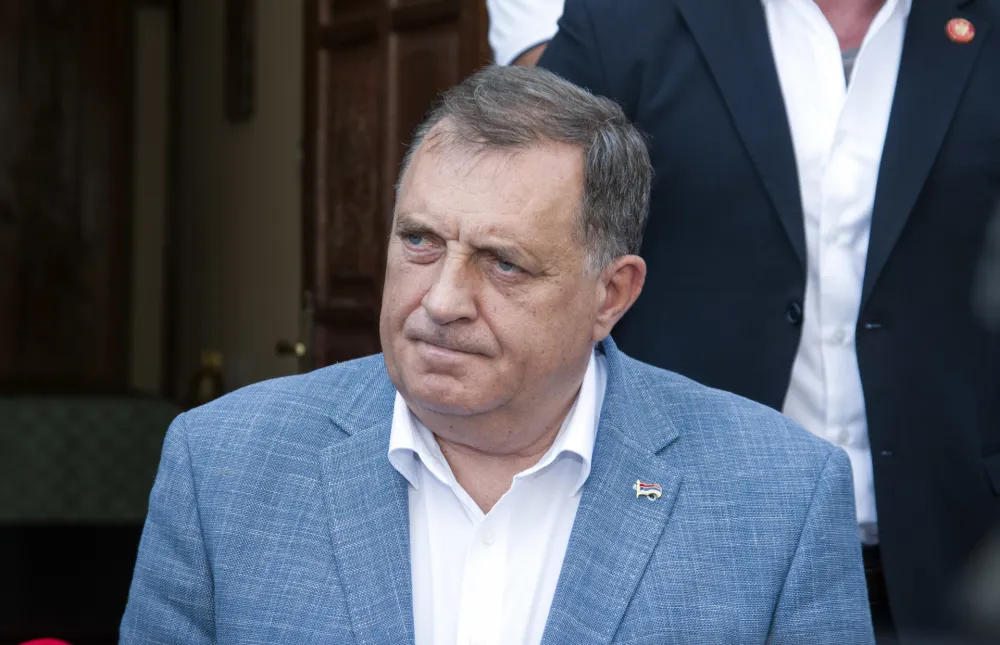 Milorad Dodik u manastiru Zdrebaonik