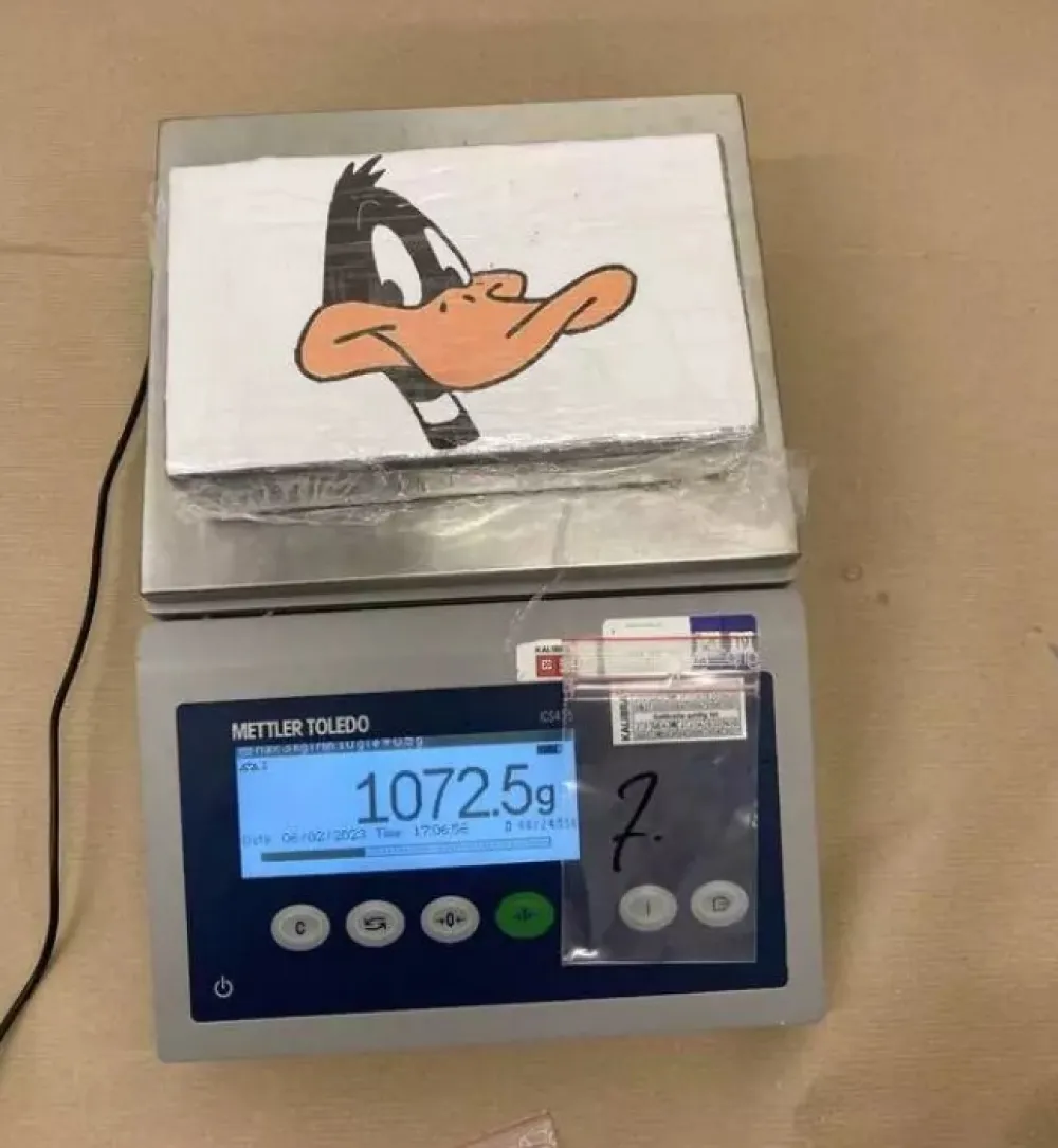 &Scaron;vercovano 85 kilograma kokaina između tovara pirea od manga