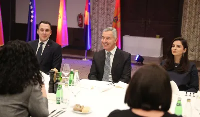 Đukanović priredio svečanu večeru u čast Osmani