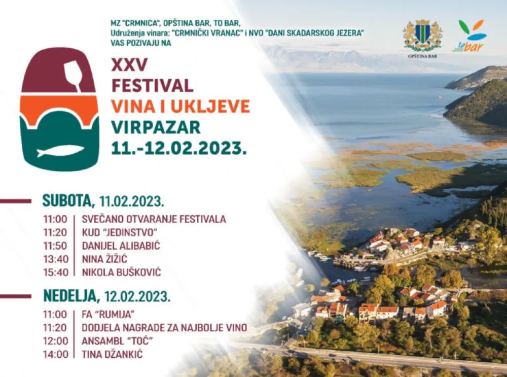 Festival vina i ukljeve u Virpazaru
