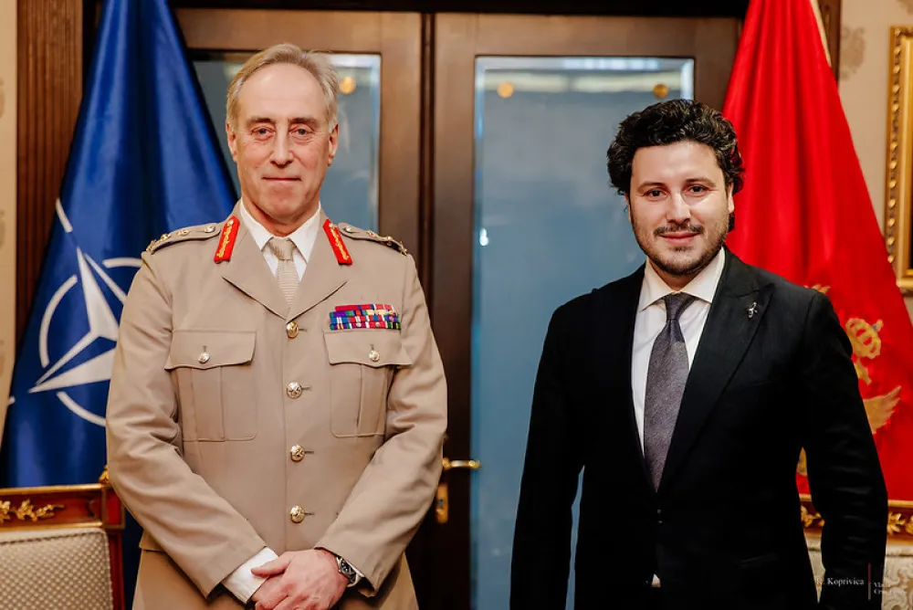 Abazović sa generalom NATO-a