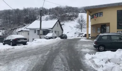 Лед на путевима у Бихору