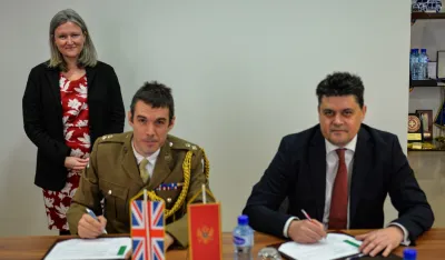 Saradnje Crne Gore i UK na polju odbrane 