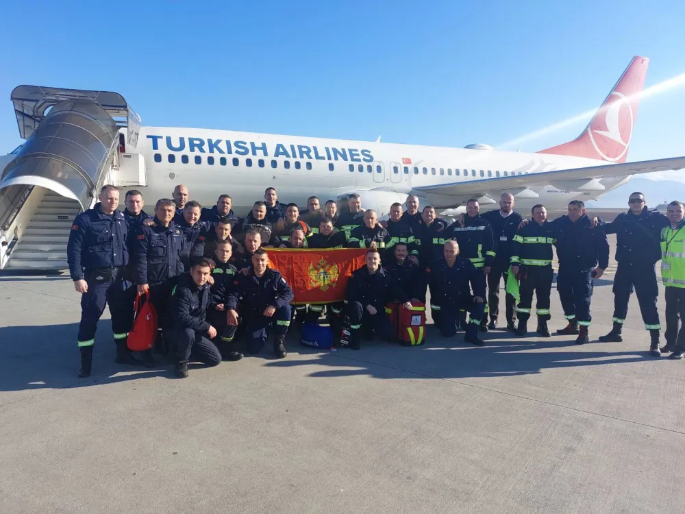 Podgorički spasioci otputovali u Tursku
