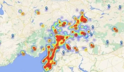 Objavljena mapa. Printscreen