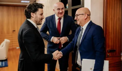 Dritan Abazović, Vladimir Joković i Ljupče Nikolovski