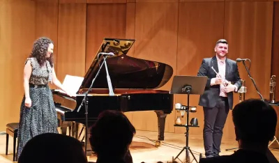 "Resital za &scaron;est truba i klavir" u Muzičkom centru
