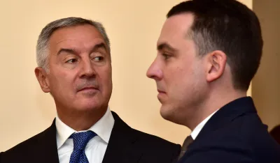 Milo Djukanovic i Ivan Vukovic