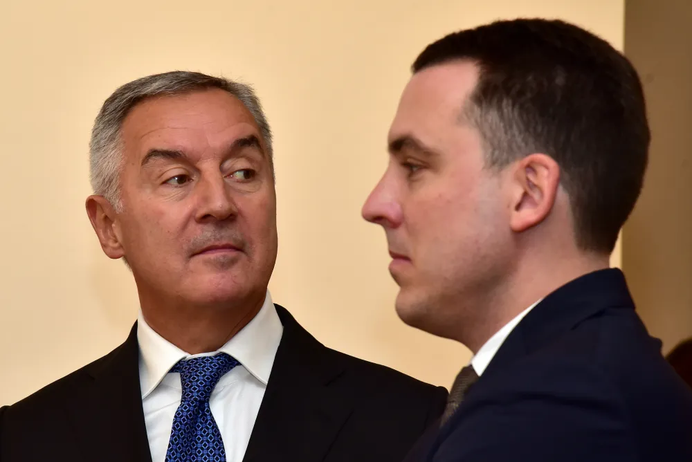 Milo Djukanovic i Ivan Vukovic