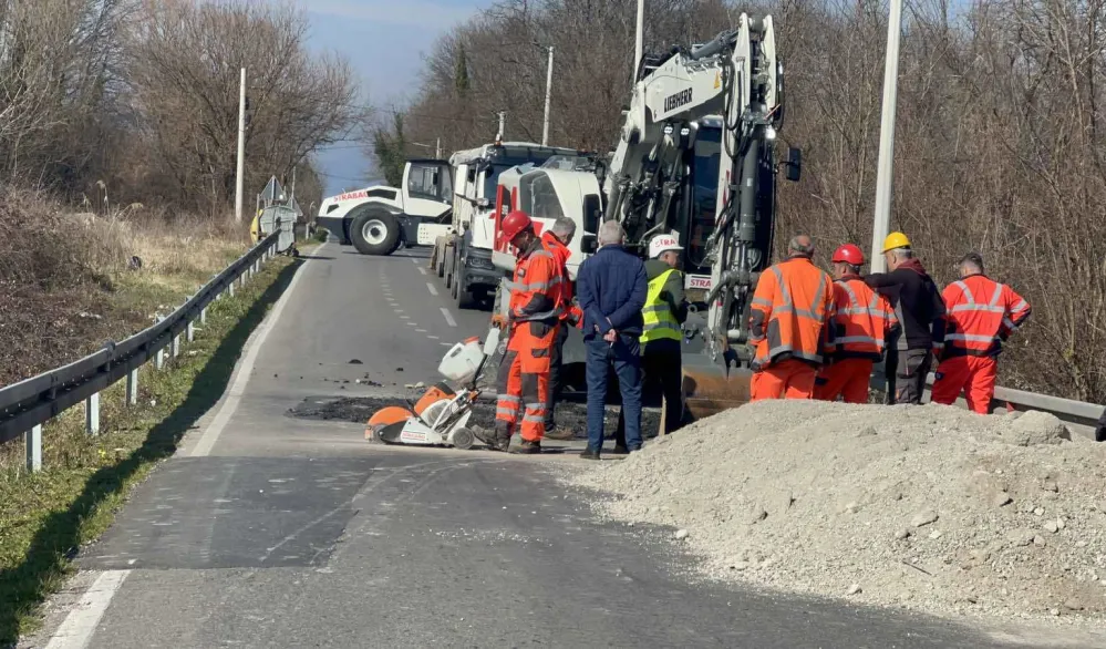 Radovi na putu Spuž-Danilovgrad
