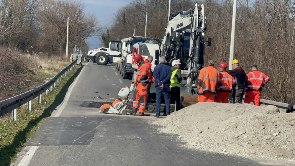 Radovi na putu Spuž-Danilovgrad