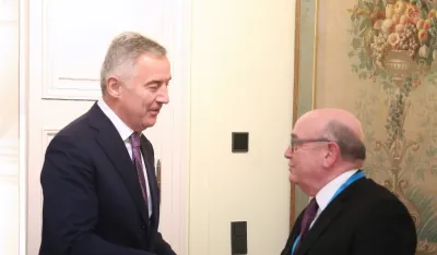 Milo Đukanović i Stjuart Pič
