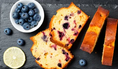 Kolač od limuna i borovnica