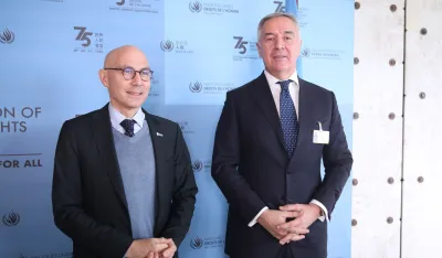Volker Turk i Milo Đukanović