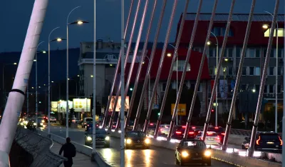 Podgorica 2023, Podgorica, Milenijum, saobracaj, noc