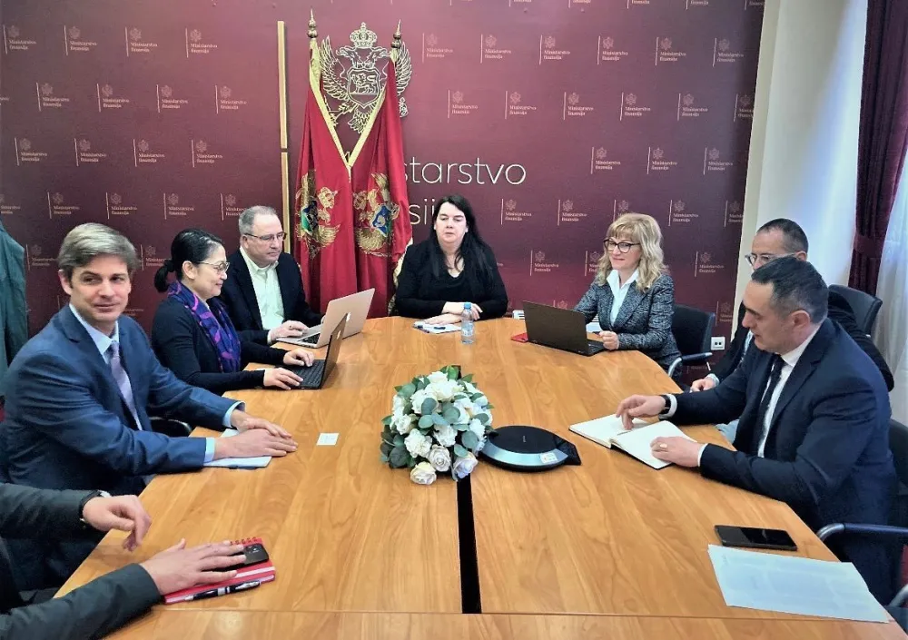 Aleksandar Damjanović sa predstavnicima Svjetske banke