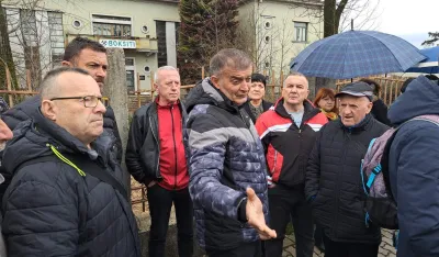 Protest biv&scaron;ih radnika Boksita