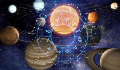 Ilustracija<br>horoskop, astralna karta