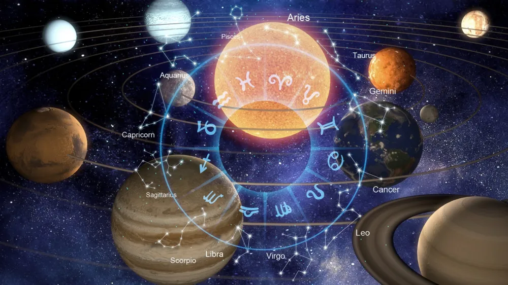 Ilustracija<br>horoskop, astralna karta