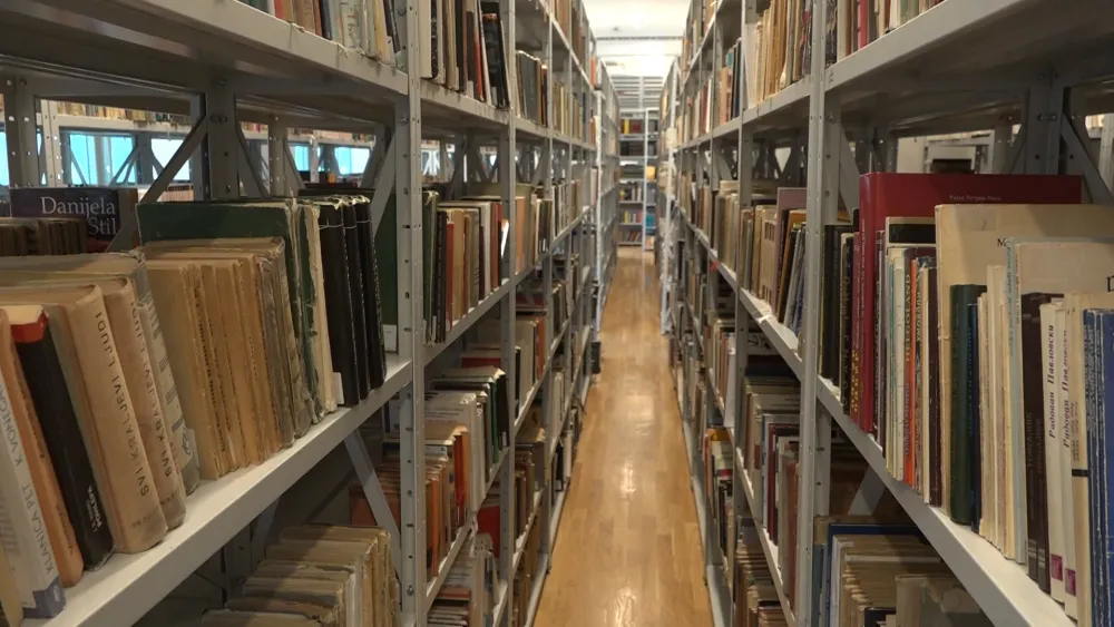 Детаљ из библиотеке "Стеван Самарџић"