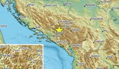 Zemljotres pogodio BiH: Osjetio se i u Sarajevu