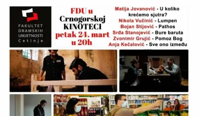 Studentski filmovi u Crnogorskoj kinoteci