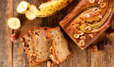 Napravite banana hljeb s pistaćima