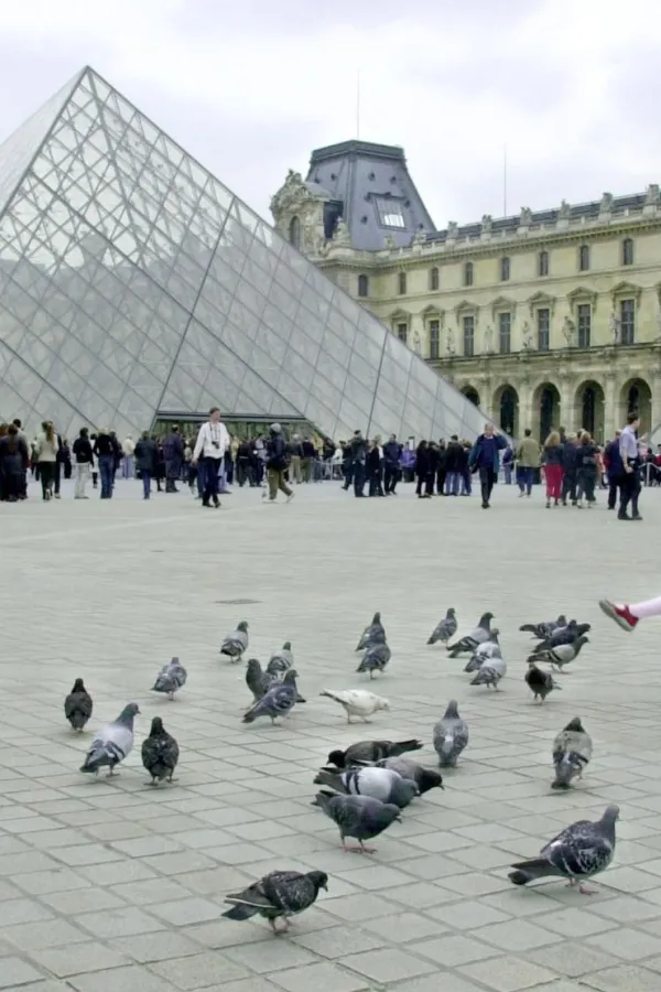 Mesto: PARIZ<br>Datum: 29.09.2005<br>Dogadjaj: pogled na muzej Luvr u Parizu<br>Licnosti: <br>