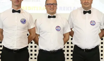 Crnogorske sudije sa IBA znakom sa dvije zvjezdice