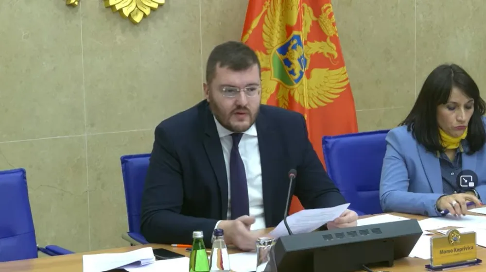 Momo Koprivica, predsjednik Odbora za politički sistem, pravosuđe i upravu