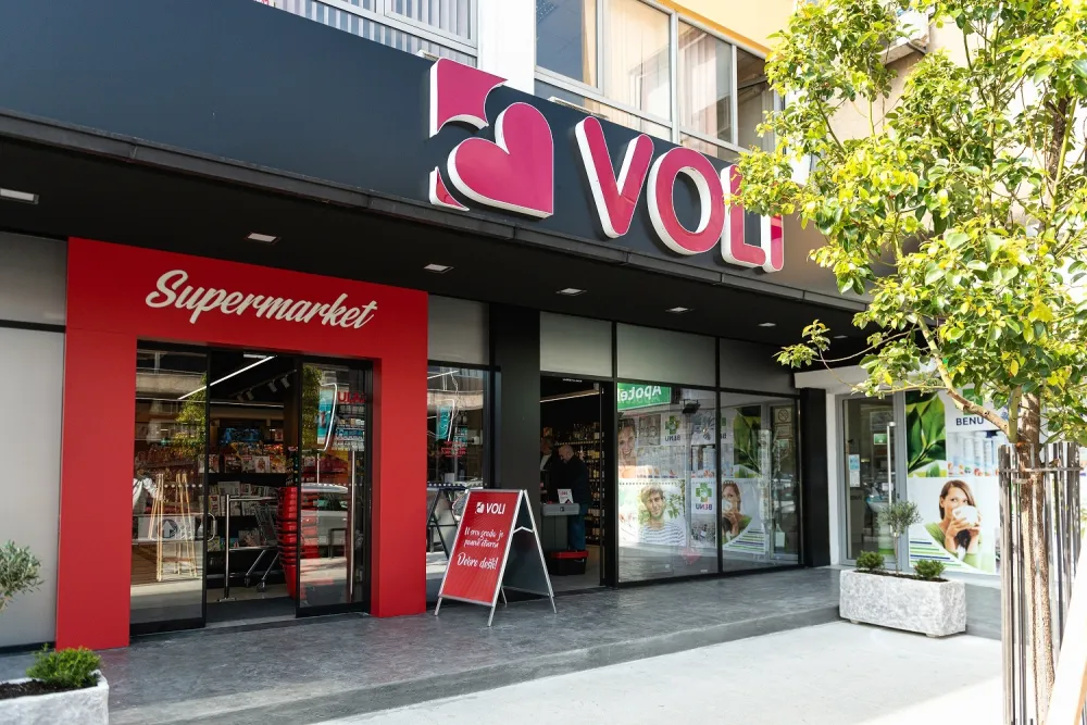 Voli market u centru Podgorice