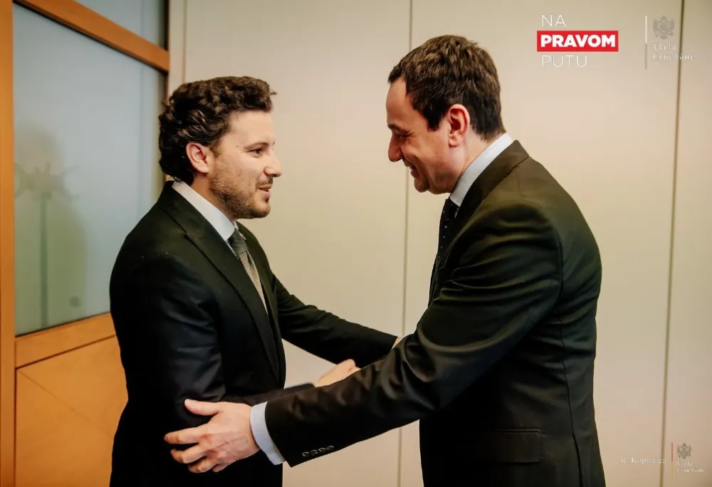 ABAZOVIĆ I KURTI - FOTO: VLADA CG