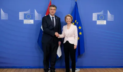 Andrej Plenković i Ursula fon der Lajen