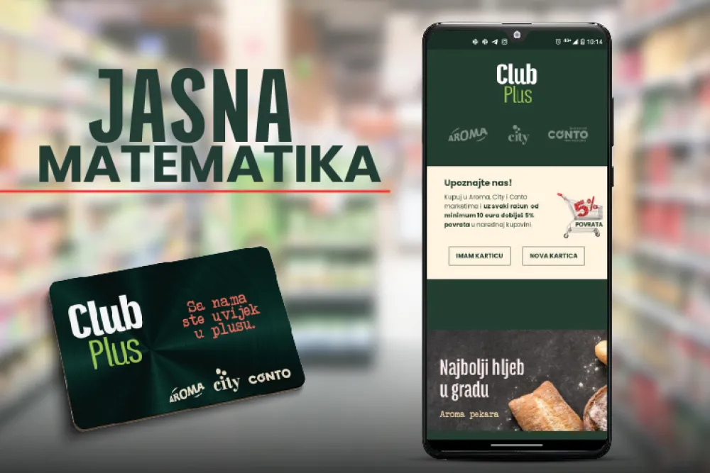Club plus aplikacija