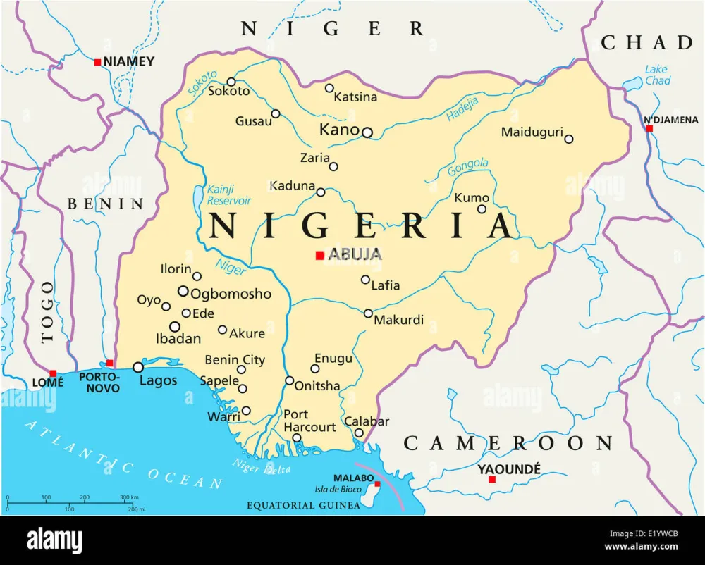 Nigerija karta