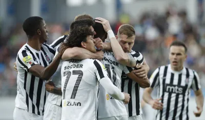 Radost igrača Partizana