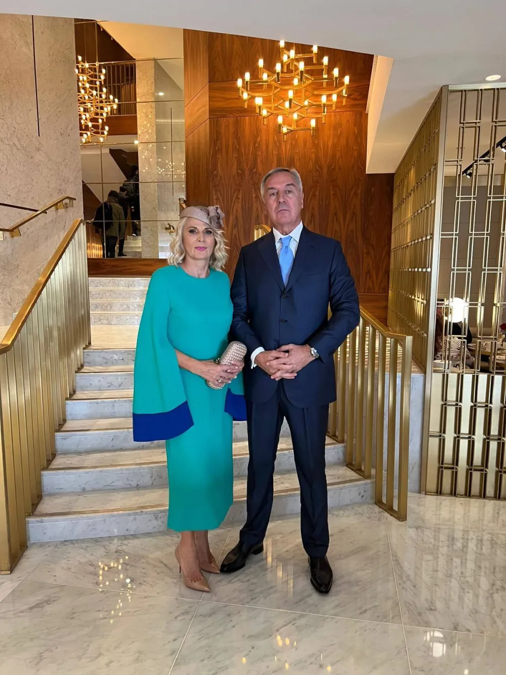 Lidija i Milo Đukanović