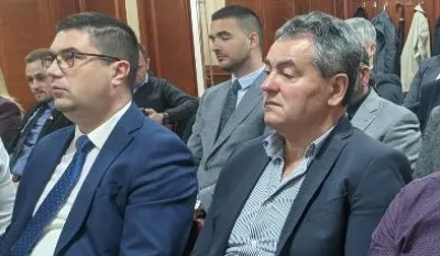 Никола Ровчанин и Миодраг Лекић на сједници СО Пљевља