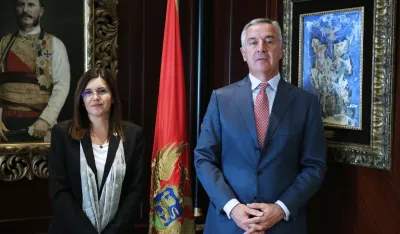 Oana Kristina Popa i Milo Đukanović