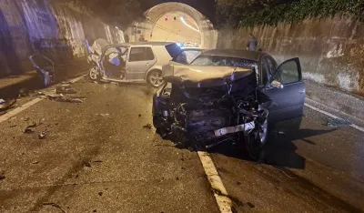 Udes kod tunela Vrmac