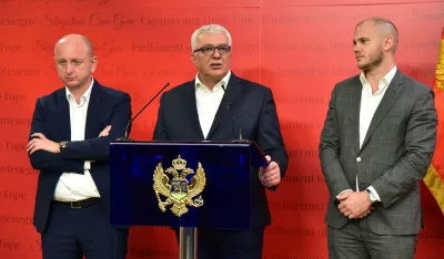 Demokratski front, DF, Sastanak parlamentarne vecine oko formiranja nove vlade