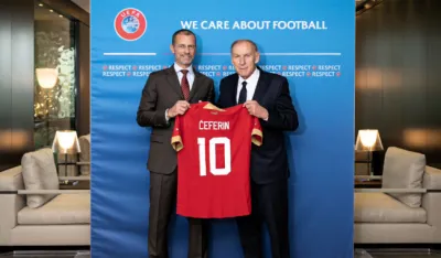 Čeferin i Džajić u Nionu