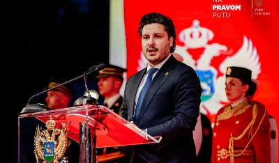 Dritan Abazović, proslava povodom Dana nezavisnosti 